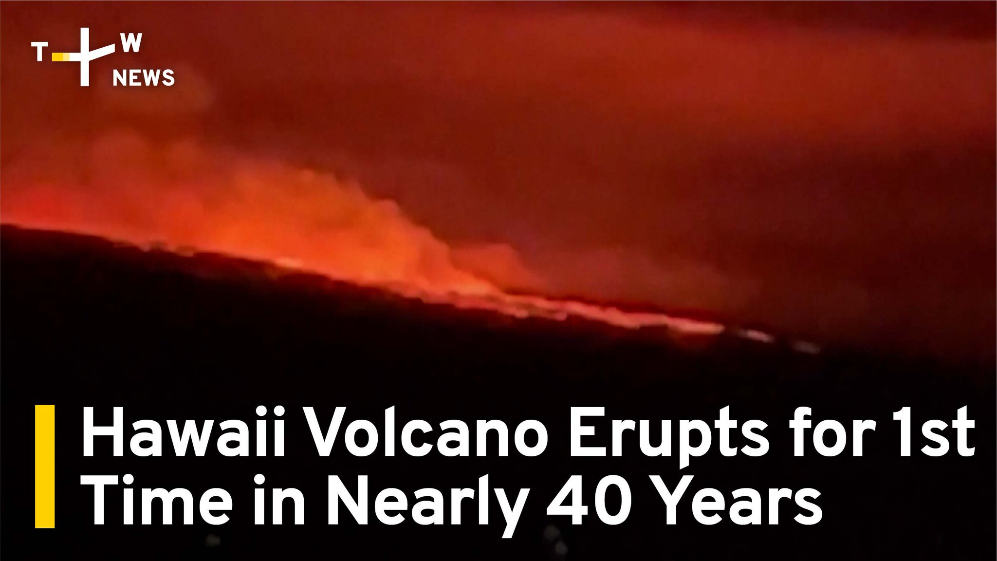 TaiwanPlus on Twitter "Mauna Loa in Hawaii, the world's largest active volcano, has erupted for