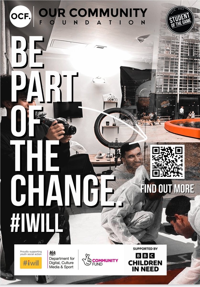 🚨OPPORTUNITY🚨
AGE 10 - 18?
GAIN NEW SKILLS. EARN WHILE YOU LEARN.
Be part of the #changemakers 
#iwill 
FIND OUT MORE - see website ourcommunity.org.uk ⬇️