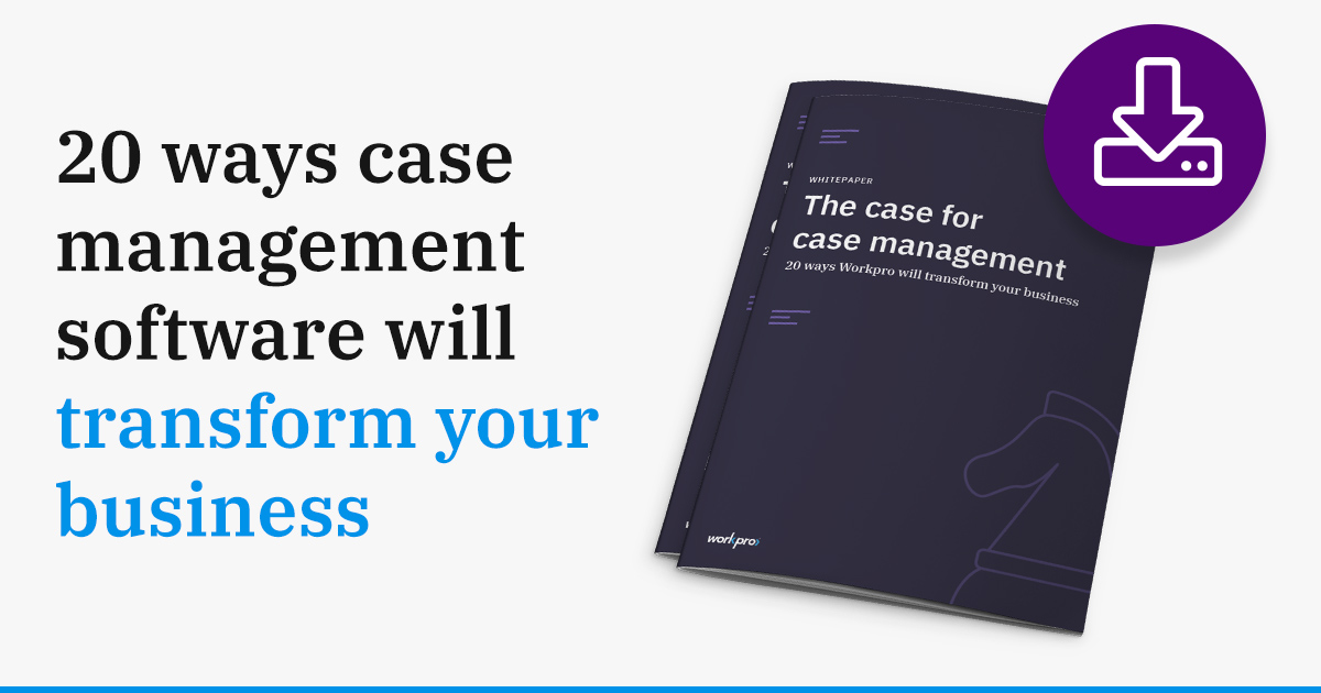 WorkproUK's tweet photo. Are you tired of using spreadsheets to manage your #casework ? We're confident that #casemanagement software can transform your processes. Take a look at our whitepaper to see how! https://t.co/cdDUOJ88J3 https://t.co/jd1FbMckzo