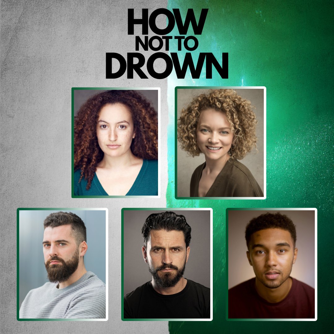 🚨!!Cast Announcement!! Meet the company of #HowNotToDrown. <a href="/DritanDritSkin/">Dritan Kastrati</a> stars in the true story of his life as a young asylum seeker, joined by returning cast members <a href="/EsmeBayley/">Esme Bayley</a> <a href="/AjjazAwad/">Ajjaz Awad</a> and <a href="/Cahill347/">Dan Cahill</a>, along with <a href="/samrpeters_/">Sam Reuben Peters</a> in his debut stage performance.