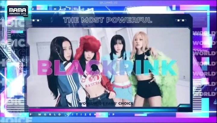 BP_VotingTeam2's tweet photo. Congratulations to @BLACKPINK for winning Worldwide Fans Choice at the 2022 MAMA Awards! 🎉

#BLACKPINK #MAMA2022 https://t.co/IvJQddjF89