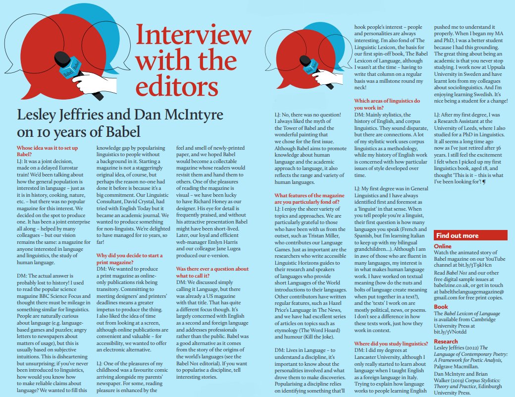 Babel: The Language Magazine on Twitter: 