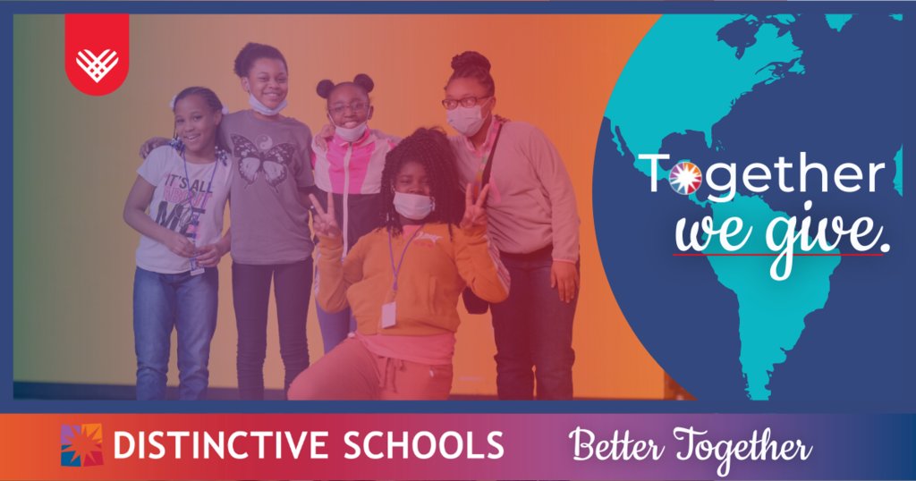It's #GivingTuesday! Distinctive Schools needs your support to provide students and families with all they need – #UnleashGenerosity! Your donations will provide meals, winter items for coat drives, and bring people together during the holiday season. bit.ly/DS22_GivingTue…