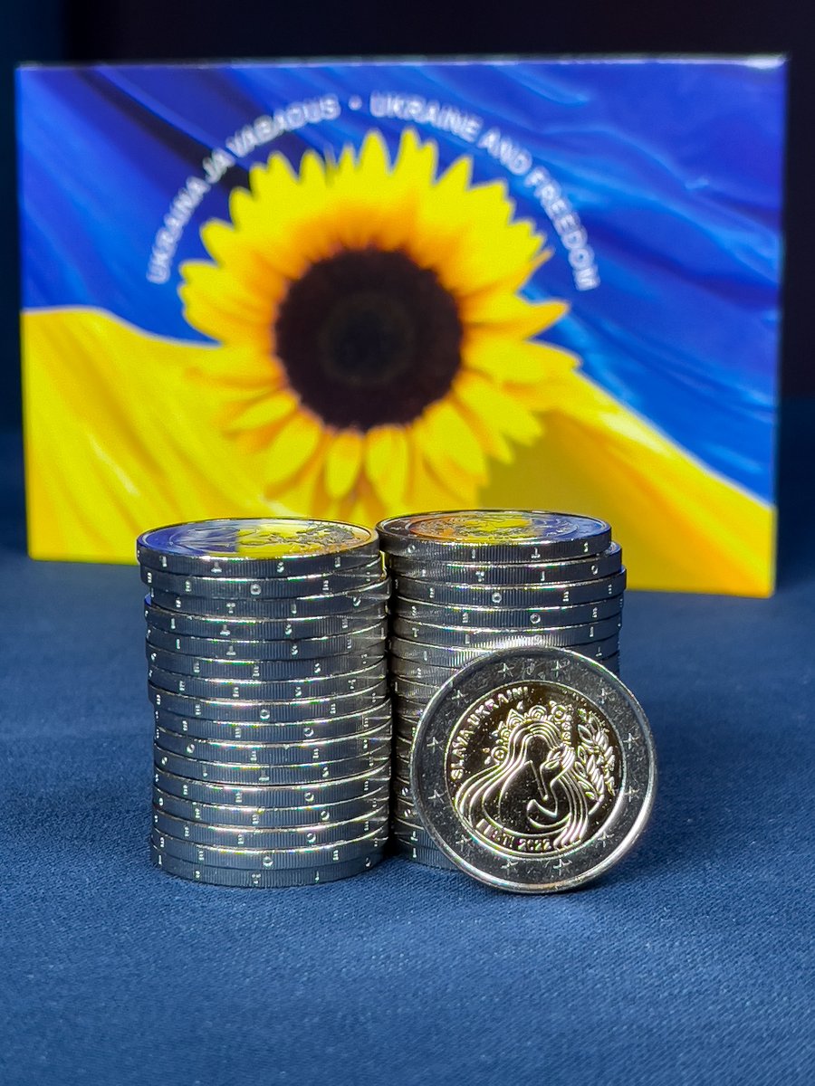 EestiPank's tweet image. The two-euro coins dedicated to Ukraine and Freedom go into circulation in Estonia and Europe today. By buying a coin card you can help 🇺🇦 fight for freedom as the money from your purchase will be given to Ukraine. Slava Ukraini! 🇪🇪❤️🇺🇦
eestipank.ee/en/press/two-e…