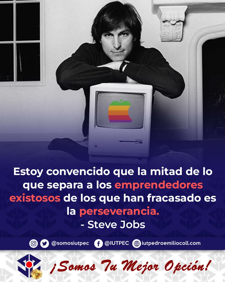 SomosIUTPEC's tweet photo. Si realmente quieres hacer algo y crees en ello.. Simplemente sigue adelante.
#SomosIUTPEC #TuMejorOpcion
¡𝟯𝟵 𝗮ñ𝗼𝘀 𝗳𝗼𝗿𝗺𝗮𝗻𝗱𝗼 𝗳𝘂𝘁𝘂𝗿𝗼!|
#FrasesDelDia #Empredender #Actitud #Emprendedores https://t.co/FkdweyvhlB