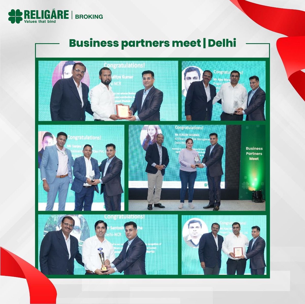 religareonline's tweet photo. Religare Broking Business Partners Meet in Delhi
Congratulations to all winners! We are delighted with presence & participation of our business partners.
Here are the glimpses from the event:
#ReligareBroking #DelhiEvent #businesspartners #rewardsrecognition #togetherwewin https://t.co/hmFI46Cr0M