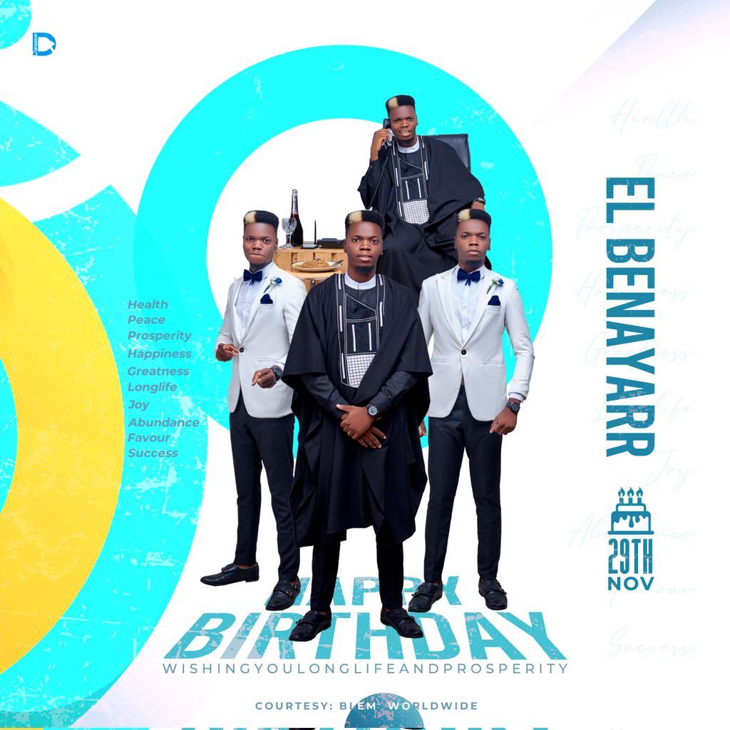 danigeei's tweet photo. Designing is living!

Birthday E-Flier for EL Benayarr a.k.a the Beans Lord.

Designed with Photoshop CC 2019 

#birthday #giveyourbrandaface #danigeei #graphicdesigner #design #art #illustration #logo #branding #designer #digitalart #photoshop #illustrator #explorepage https://t.co/ASbiQW4LKC