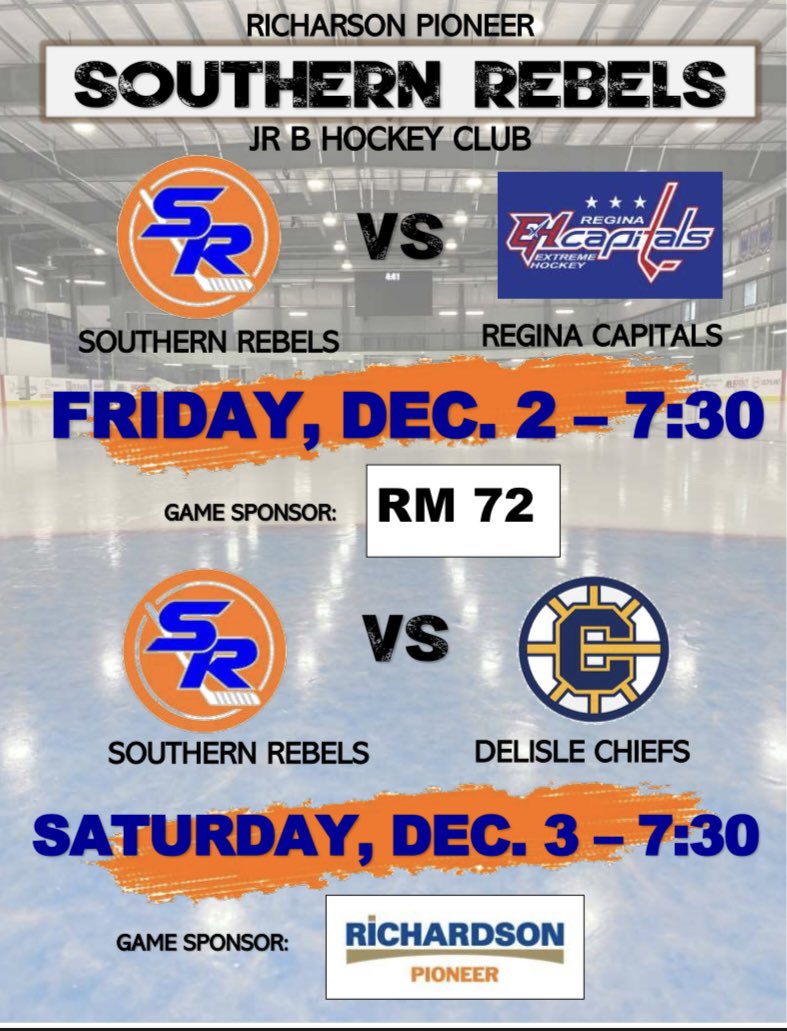 Busy week ahead for the boys! Thanks to our game sponsors Dave Mihalicz Excavating Ltd., R.M. No. 72, and Richardson Pioneer. We also have some pretty excited kids who have been enlisted as “7th man” players😀🏒@PJHLSask <a href="/pilotbuttestorm/">Pilot Butte Storm</a> <a href="/ReginaCapitals/">Extreme Hockey Regina Capitals</a> @Delisle_Chiefs