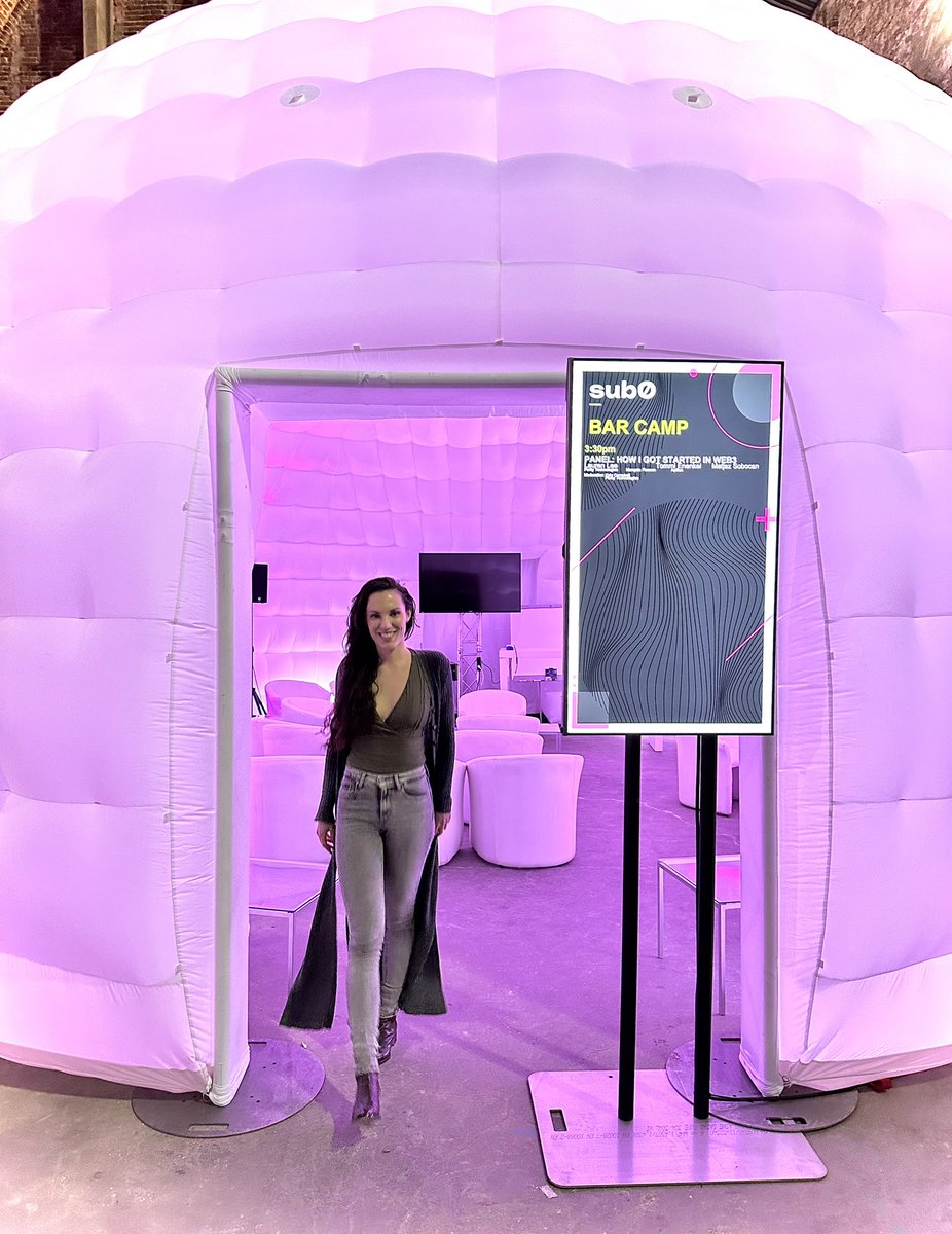 MartinaBeg's tweet image. Are you coming to the #sub0 @Polkadot barcamp tomorrow?

Catch me, @madamczyk0 &amp;amp; @Parity_tech presenting the “Marketing on #Polkadot: Challenges and Next Steps” workshop!

📌 @hyattregency Lisbon
📅 30/11, Wednesday
⏰ 9:30-12:00am

📄Full schedule:
incongruous-riverbed-10f.notion.site/Polkadot-Summi…