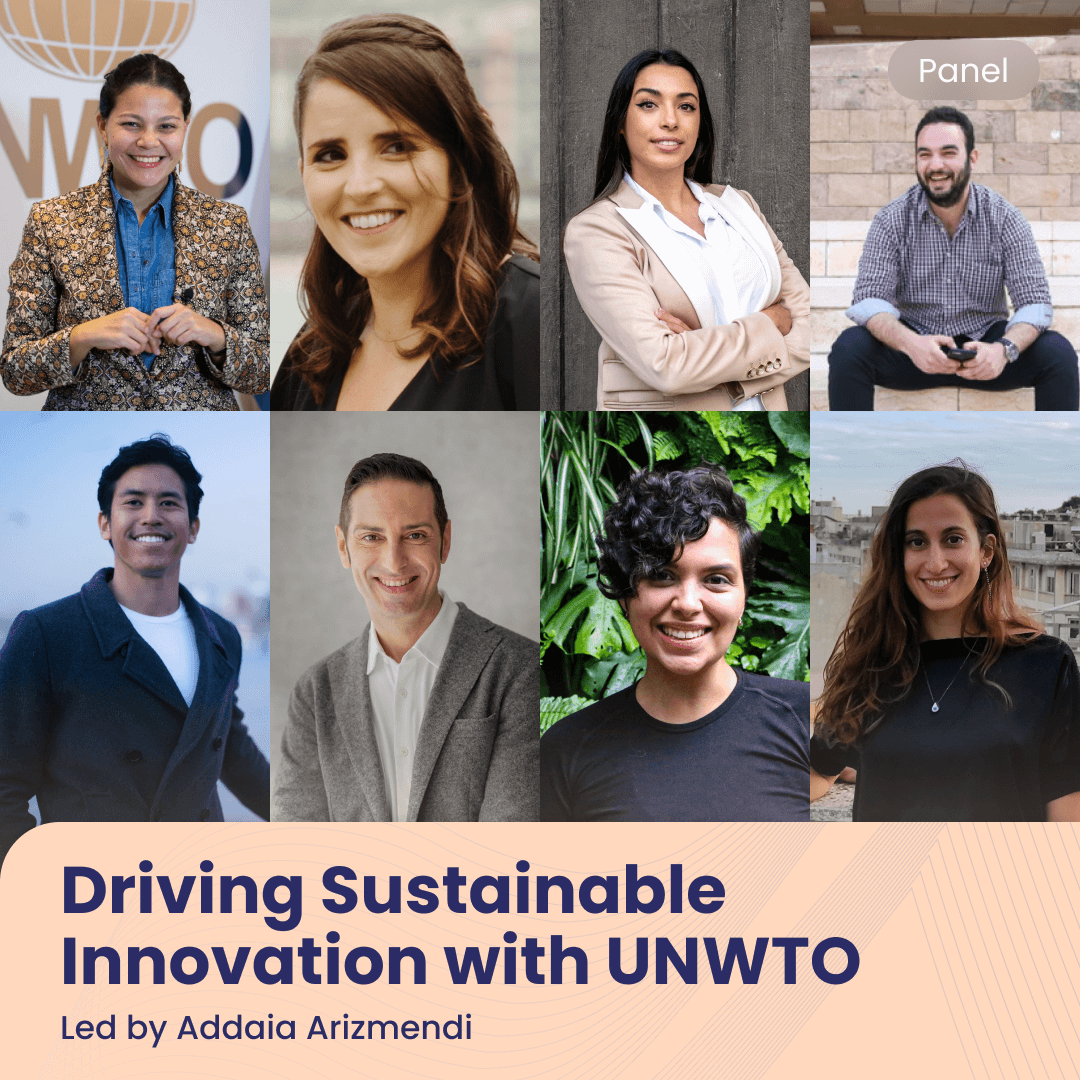 UNWTOAcademy's tweet photo. Are you ready to get inspiration from 🔝 #startups of the #UNWTO #Innovation Network?

See you at X.Festival in the panel🌟Driving Sustainable Innovation with UNWTO!

🗓️ Wednesday 30 November
⏰17:10 CET
Register for free https://t.co/DXX8RnJQAC https://t.co/xmZ8KKUEWW