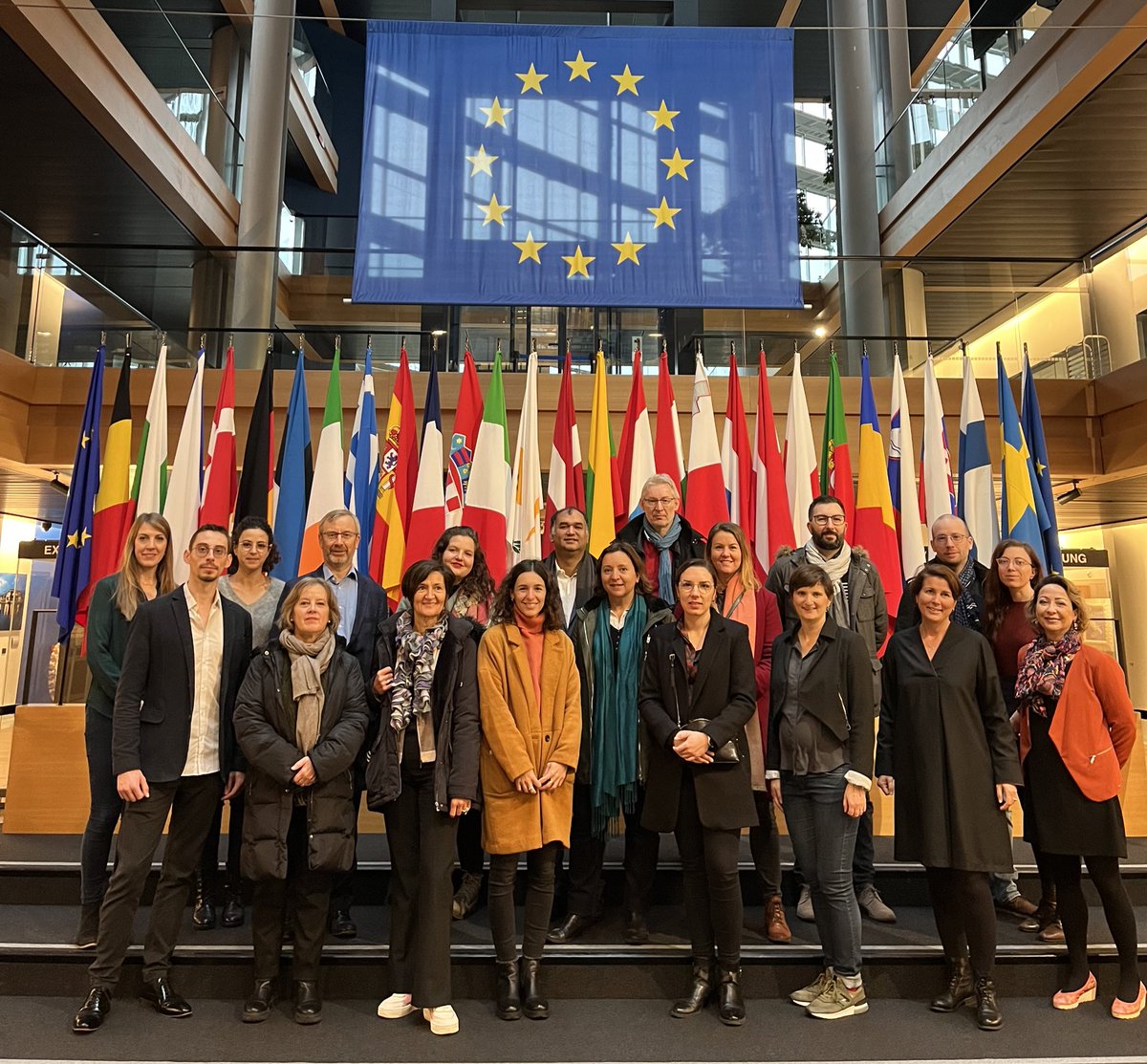 Visite des  membres de la Commission Europe de <a href="/afrpc/">AFPC</a> au Parlement de Strasbourg. Passionnant pour des équipes qui travaillent au quotidien sur le renforcement du rôle des #pôlesdecompétitivité et de leurs membres a l’Europe!