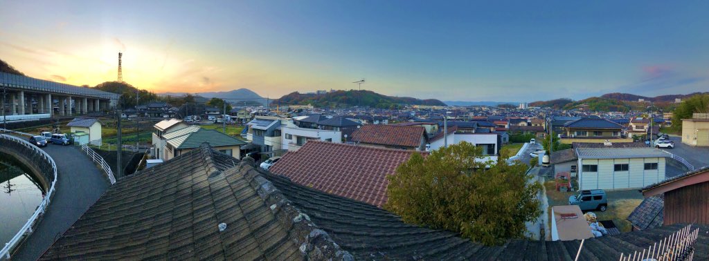 屋根に上がる事があればパノラマをしてみる