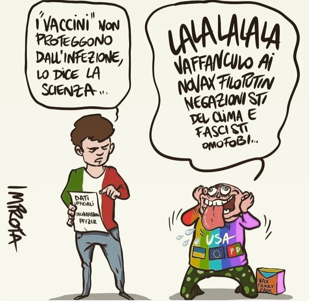 Italian_Refugee's tweet photo. #Letta #pdini #vaccini #Pfizer #Speranzaingalera #draghiservopfizer #Agenda2030 #NWOSTATE #G20 #Meloni #eventiavversi #ObbligoVaccinale #30novembre https://t.co/CMQZaBrSoO