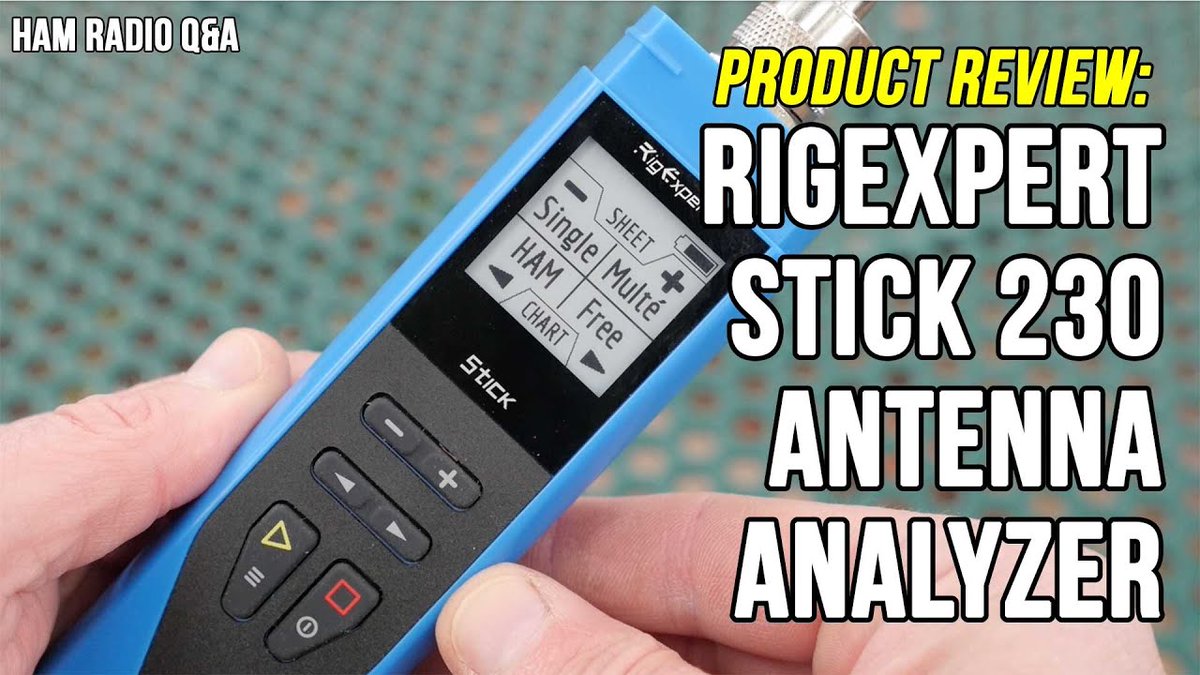 RigExpert Stick 230 Antenna Analyzer Review &amp; Operation qrznow.com/rigexpert-stic…