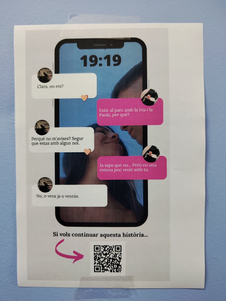 ribot_serra's tweet photo. #1rTIS ha realitzat un projecte d'#ArtProtesta en relació amb el #25N, dia internacional per a l'erradicació de la violència vers les #dones🙅‍♀️

Aquest projecte exposa 8 obres artístiques amb diferents missatges relacionats amb la temàtica dins del recinte del #Riboti https://t.co/wB0a1OPk4c