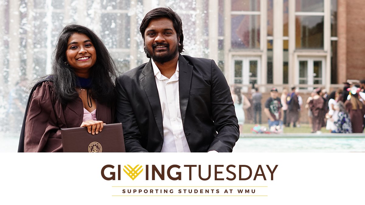 Ready, Set, Give! It’s #GivingTuesday!  🐴 💛 ✨
Your gift, in any amount, can combine with the gifts of thousands of fellow Broncos today to make a positive impact on the University and for our students. 
Let's make a day of it, Broncos! 
wmualumni.org/wmugivingtuesd…