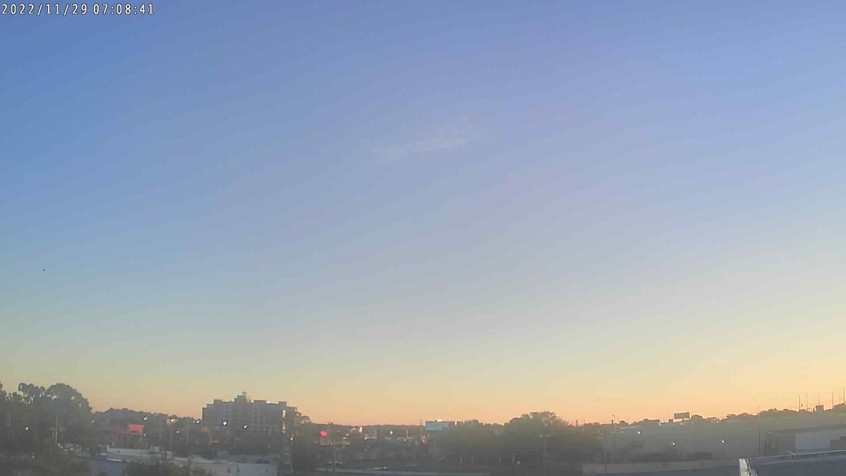 WMFEWeatherSTEM's tweet image. FPR 90.7 WMFE Orlando at sunrise and it's 57.8 F.