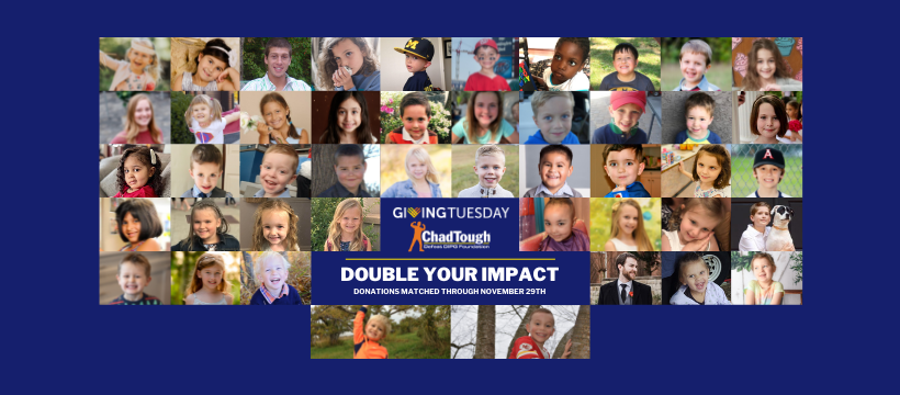 Over 40 families who have been affected by childhood brain cancer have come together for #GivingTuesday to try to raise $600,000 - enough to fund another Game Changer research grant! Please help us reach our goal! Your $ is matched TODAY ONLY! #DefeatDIPG
chadtough.org/donate/.