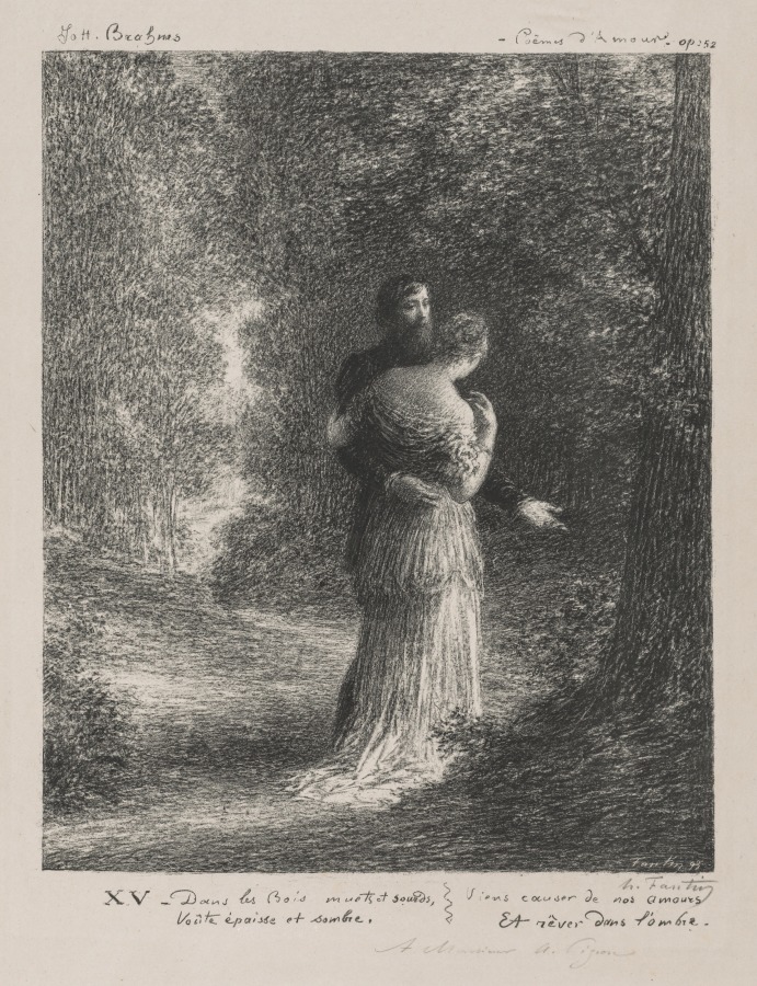 ClevelandArtBot's tweet photo. Love Poems (Third Plate)- Henri Fantin-Latour (French, 1836–1904); lithograph, 1893 | 1921.23 https://t.co/QIhz0C03cJ