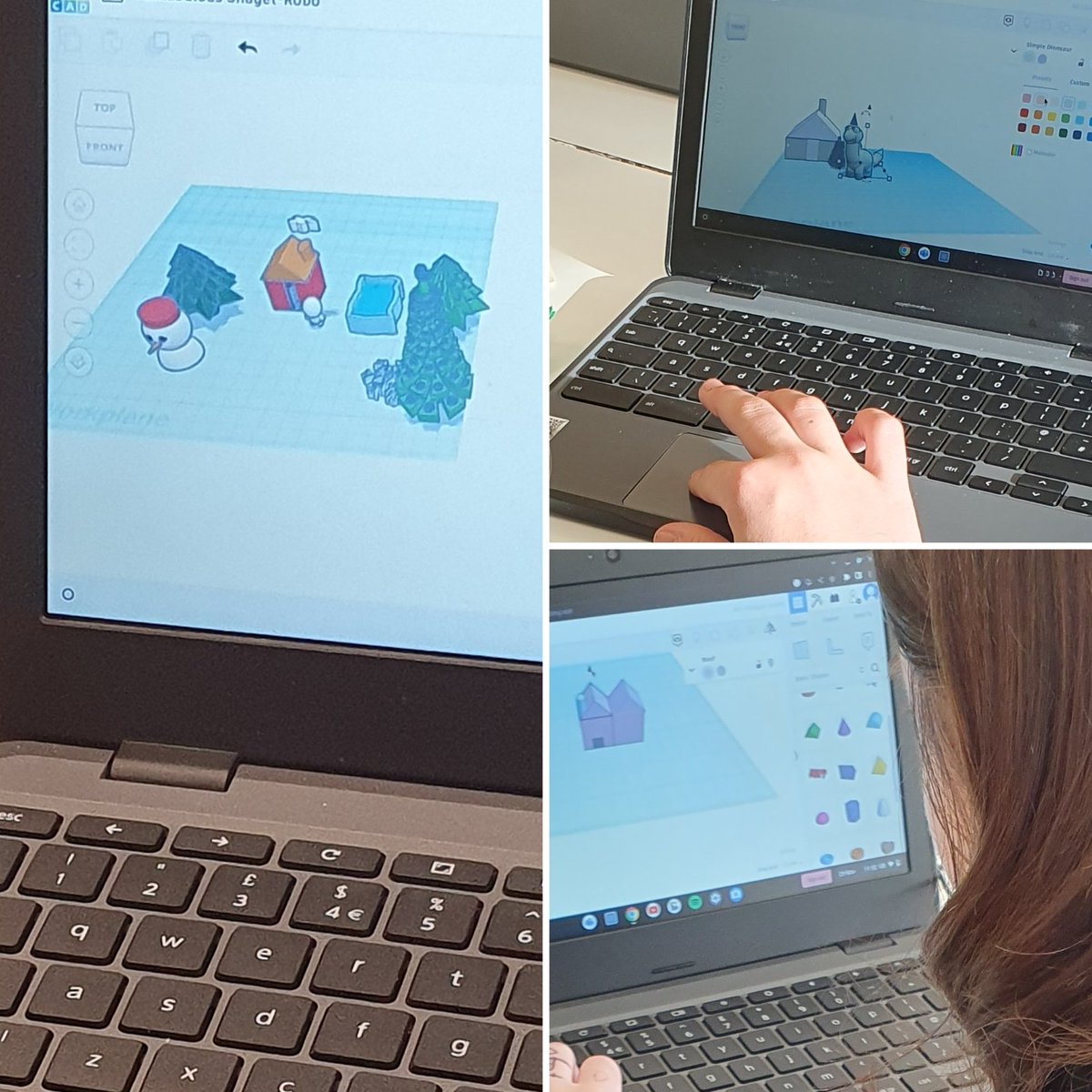 Year 7 have been tinkering with <a href="/tinkercad/">Tinkercad</a> ahead of their 3D printing element. #winterwonderland #curriculumforwales
