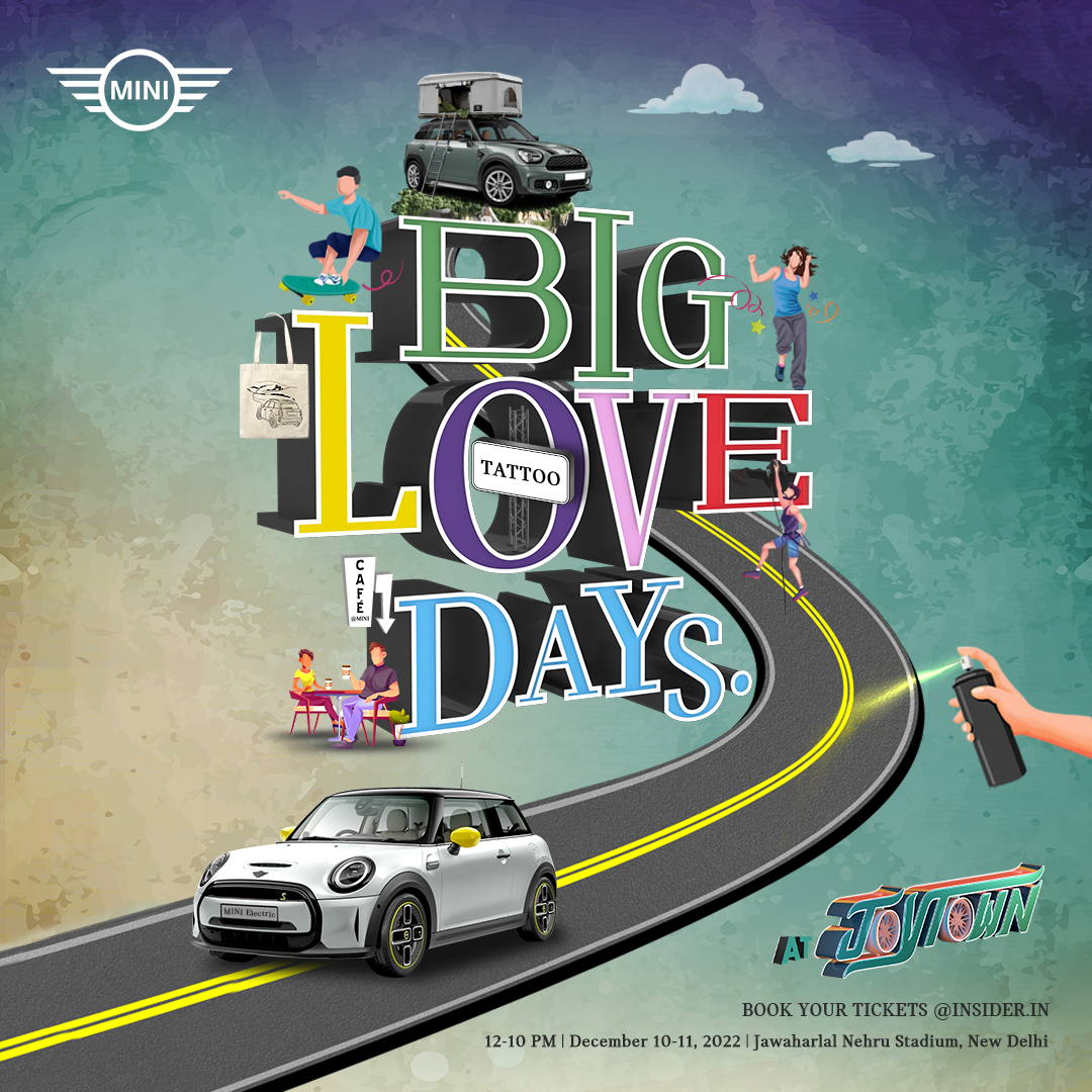 Join us for #MINIBigLoveDays at #JoyTown to celebrate your passion for MINI. Enjoy a fun-packed weekend of engaging activities, thrilling performances, live music, & much more with the legendary go-kart feeling firsthand on Dec 10-11 at #JLNStadium. bit.ly/3ildXdI