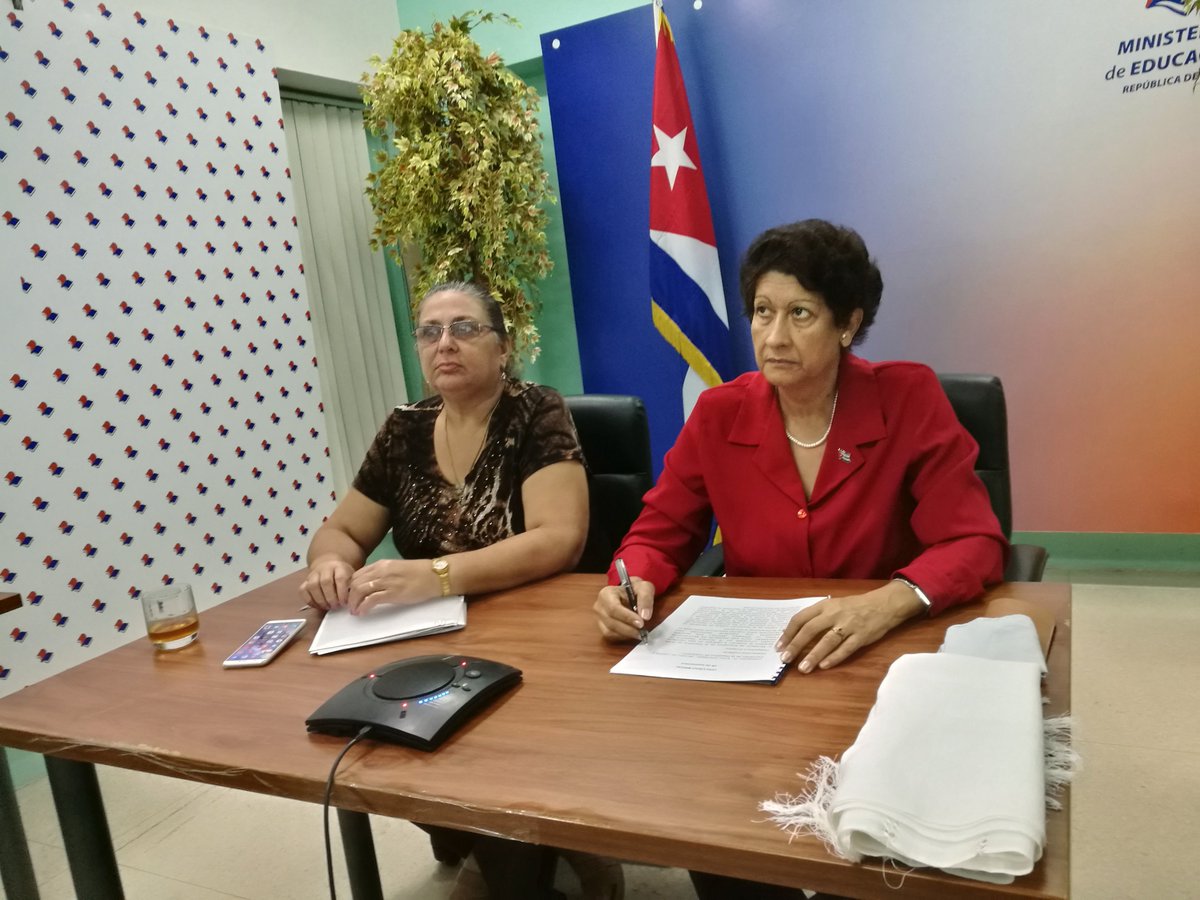 Intervine en la Reunión de Ministros de Educación del Movimiento de Países no alineados, de forma virtual, desde Azerbaiyán, como país Presidente. #CubaEduca <a href="/PresidenciaCuba/">Presidencia Cuba 🇨🇺</a> <a href="/CubaMINREX/">Cancillería de Cuba</a> <a href="/BrunoRguezP/">Bruno Rodríguez P</a>