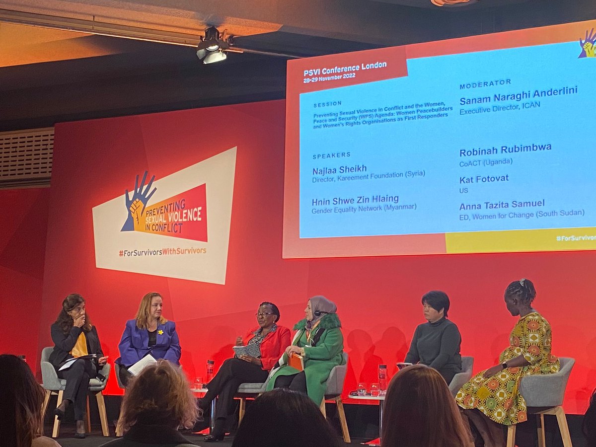 “We know you [donors] don’t trust us but the truth is that we do the work and the international actors do the reporting” Anna Tazita Samuel from South Sudan about the need for flexible core funding for WROs. @end_svc @WW2PreventVAWG @FCDOGender #ForSurvivorsWithSurvivors