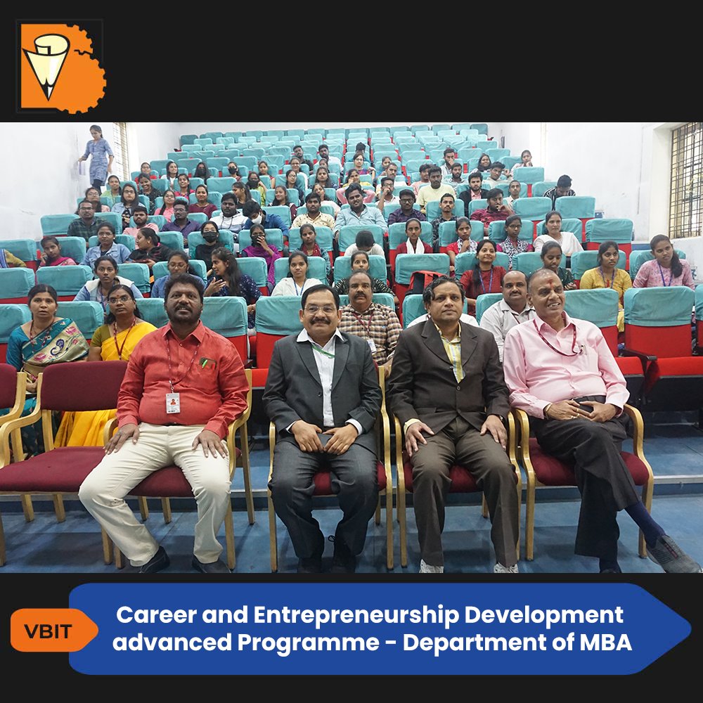 VBITHYD's tweet photo. Department of MBA organised a Guest Lecture on Career & Entrepreneurship Development Advanced Program (CEDAP) on 29th November 2022 The event was addressed by Mr. Prem Sandri
#VBIT #MBA #GuestLecture #Career #EntrepreneurshipDevelopment #Entrepreneur #CEDAP #Entrepreneurship https://t.co/KcF2RbwGCR