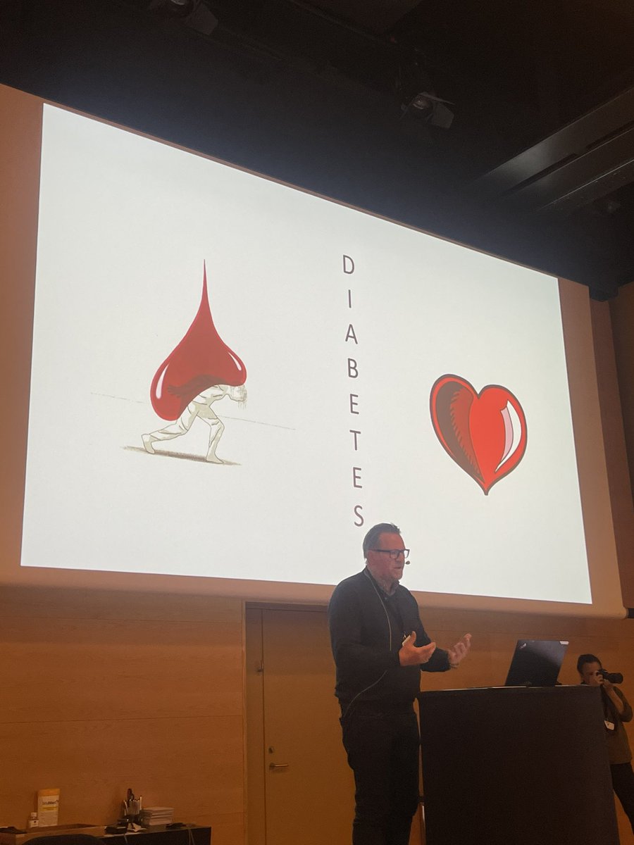 Walther perfectly depicted and summarised the physical and psychosocial burden of diabetes care 💙<a href="/PSAD_studygroup/">PSAD</a> #psad2022 #rapid2022