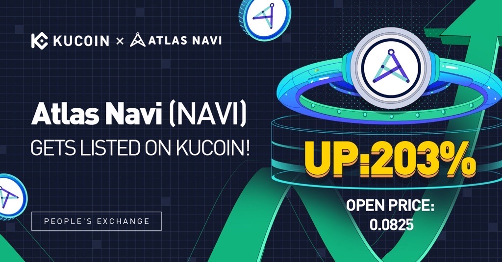 $NAVI trading is now live on #KuCoin!

Open Price: 0.0825 (up 203%)

🚀Trade NAVI/USDT on #KuCoin now!
trade.kucoin.com/NAVI-USDT

#DrivetoEarn #NFT #Navigation #Automotive