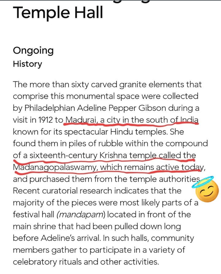 mindspeak01's tweet photo. @OurTemples @philamuseum @PMOIndia Sir why haven't you underlined the next line..'Purchased from'..
There lies the issue..
All other idols and Artifacts were stolen but this was blatantly sold by #TempleAuthorities.. https://t.co/IvIAqcHFfQ