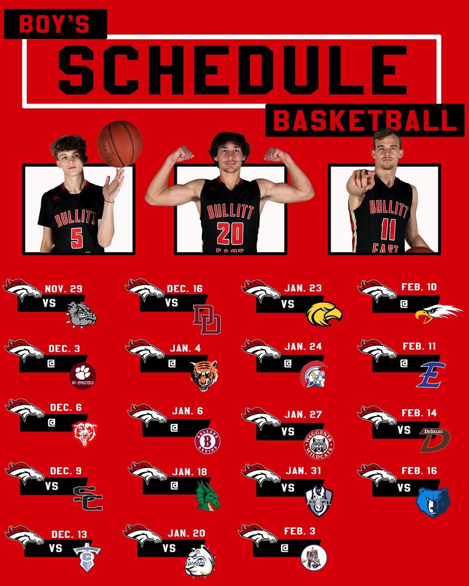 ‼️IT’S GAMEDAY‼️ Come support our Chargers at the first boys basketball game of the season‼️ Theme: CAMO 
<a href="/BEBasketball/">Bullitt East Boys Varsity 🏀 Updates</a>