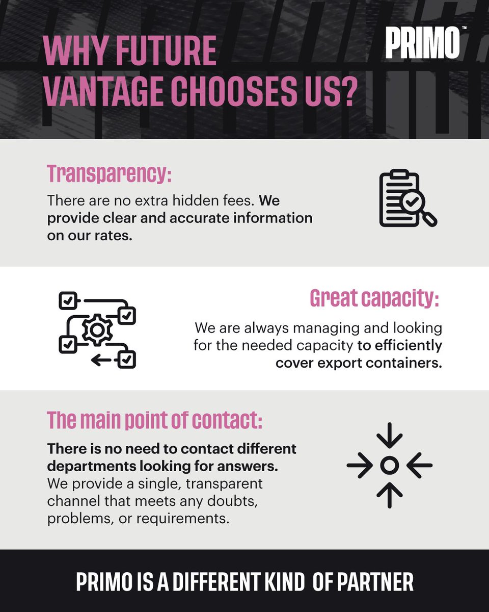 PRIMO_Logistics's tweet photo. Understanding the logistics challenges of the plastics industry from all angles means being capable of providing solutions to optimize these businesses and fit every specific need. Get to know about one of our success cases!

#supplychain #freight #trucking #logistics https://t.co/NpYZ03qEuI