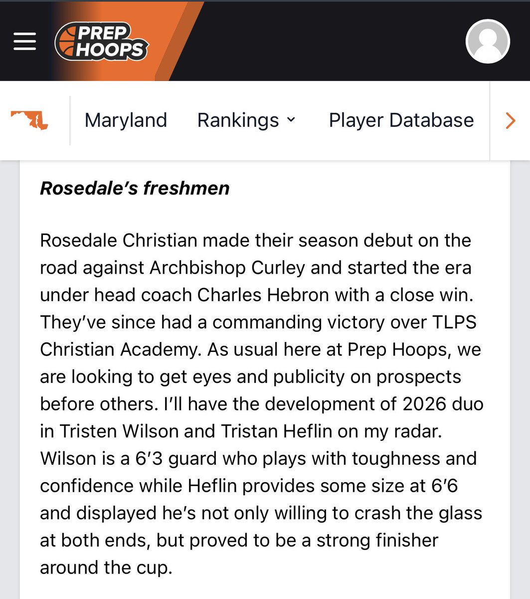 The future is very bright at Rosedale! @TressiT10 and @ThemaxTristan are key pieces to the National program being built in Rosedale! #ShouldaBeenAPanther