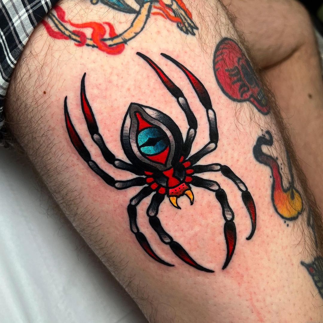 Top 10 Spider Tattoo Ideas Best Spider Tattoos  MrInkwells