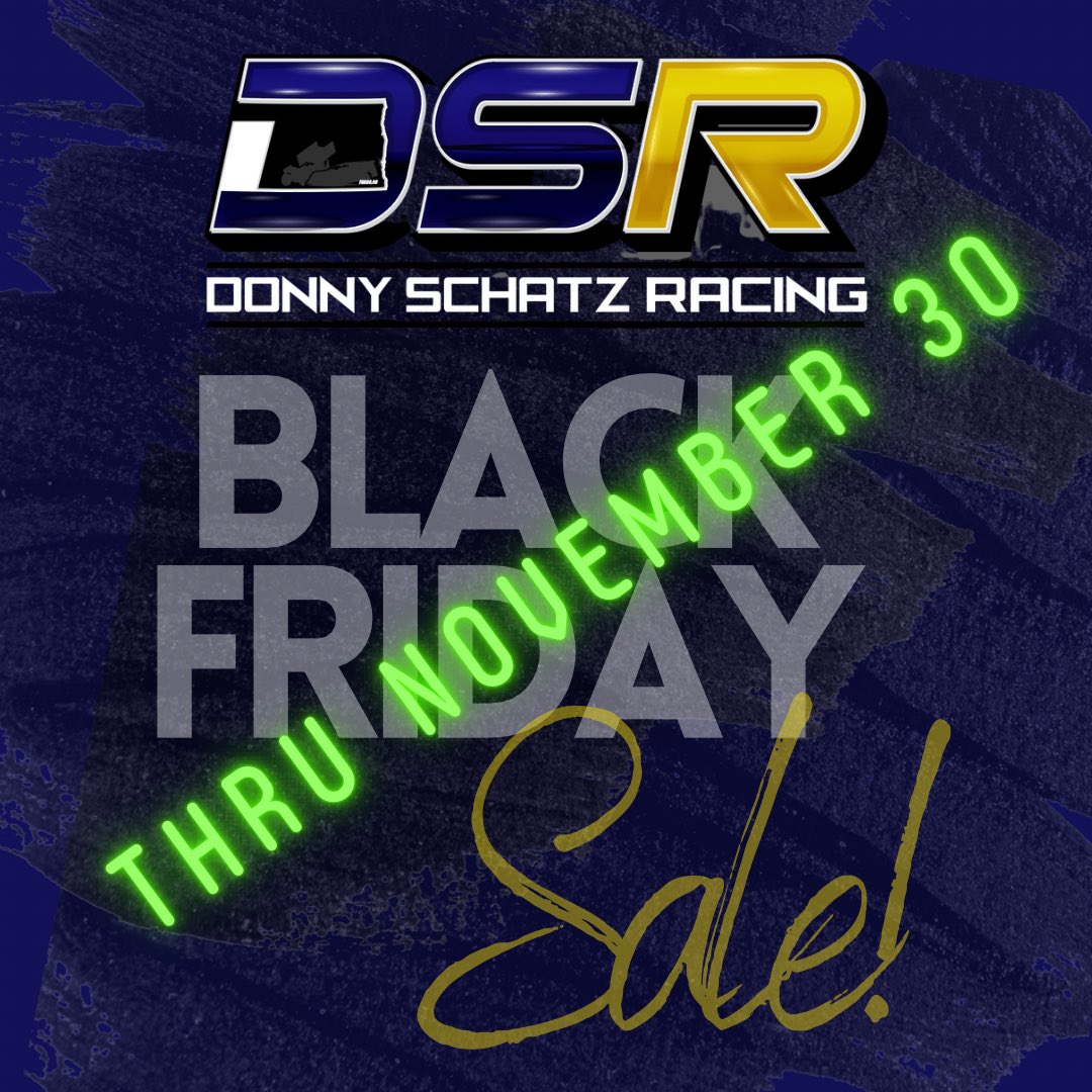 ⚡️Reminder!⚡️
The Black Friday deals on our website go thru tomorrow! Save big on hats and t-shirts!

dsrduodonnyschatzracing.myshopify.com