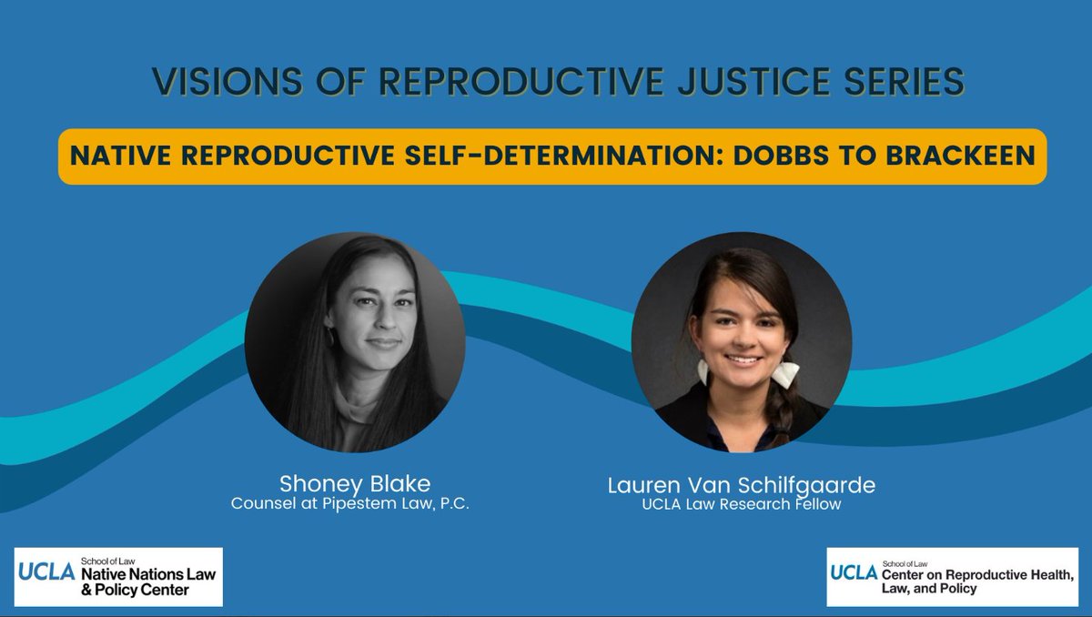 UCLA Law Center on Repro Health, Law, & Policy (@uclarepropolicy) on Twitter photo Did you miss the first event in our Visions of Reproductive Justice Series co-sponsored with
<a href="/NNLPC_UCLALaw/">UCLA Native Nations Law & Policy Center</a>?
Now's your chance to watch it on Youtube! youtube.com/watch?v=Qd4ynk… Did you miss the first event in our Visions of Reproductive Justice Series co-sponsored with
<a href="/NNLPC_UCLALaw/">UCLA Native Nations Law & Policy Center</a>?
Now's your chance to watch it on Youtube! youtube.com/watch?v=Qd4ynk…