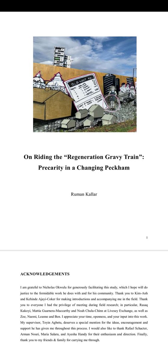 Pempeople (@pempeople) on Twitter photo This dissertation talks about the precarity in a changing Peckham featuring <a href="/pempeople/">Pempeople</a> <a href="/LiveseyExchange/">LiveseyExchange</a> this is how co production should work
<a href="/NeilKirby7/">Neil Kirby</a> <a href="/futureofldn/">Future of London</a> <a href="/lb_southwark/">Southwark Council</a> <a href="/PeckhamVision/">Peckham Vision</a> <a href="/dpu_ucl/">The Bartlett Development Planning Unit (DPU)</a> <a href="/StaffordshireST/">Staffordshire StSE15</a> <a href="/MystiqueTrish/">Trish The Mish</a> <a href="/Livingstone_RJ/">Richard Livingstone</a> @cosouthwark This dissertation talks about the precarity in a changing Peckham featuring <a href="/pempeople/">Pempeople</a> <a href="/LiveseyExchange/">LiveseyExchange</a> this is how co production should work
<a href="/NeilKirby7/">Neil Kirby</a> <a href="/futureofldn/">Future of London</a> <a href="/lb_southwark/">Southwark Council</a> <a href="/PeckhamVision/">Peckham Vision</a> <a href="/dpu_ucl/">The Bartlett Development Planning Unit (DPU)</a> <a href="/StaffordshireST/">Staffordshire StSE15</a> <a href="/MystiqueTrish/">Trish The Mish</a> <a href="/Livingstone_RJ/">Richard Livingstone</a> @cosouthwark