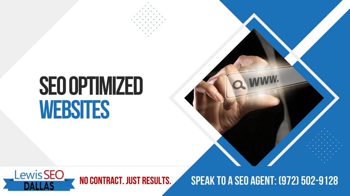 LewisSEODallas's tweet image. Here at Lewis SEO Company, our websites are designed from the ground up with SEO in mind. At this point, we have built over 1,000 websites and counting.
Give us a call today, and let’s discuss what you want from your website!
lewisseo.com/dallas-fort-wo…
#dallasseo #webdesigndallas