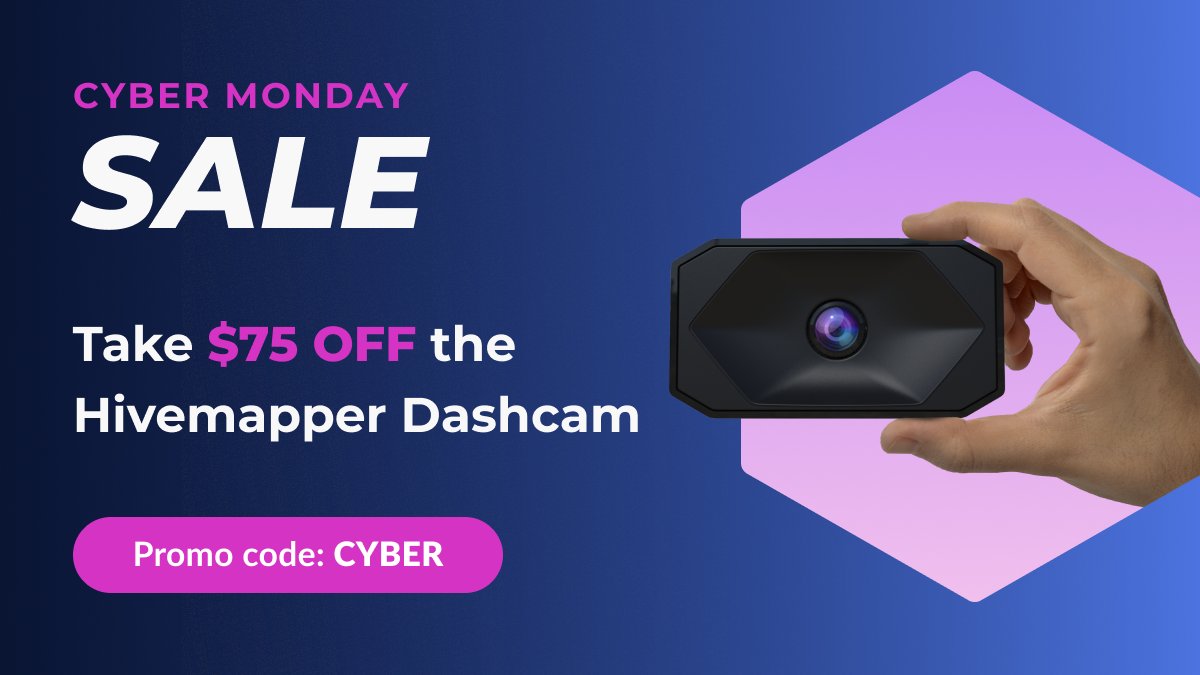 Hivemapper's tweet image. 📣 NEW GIVEAWAY 📣 

For #GivingTuesday, anyone who spreads the word about Hivemapper&apos;s discount gets the chance to earn a FREE Hivemapper Dashcam ($549) AND Hivemapper Swag 🛍️ Participation guidelines below 🧵