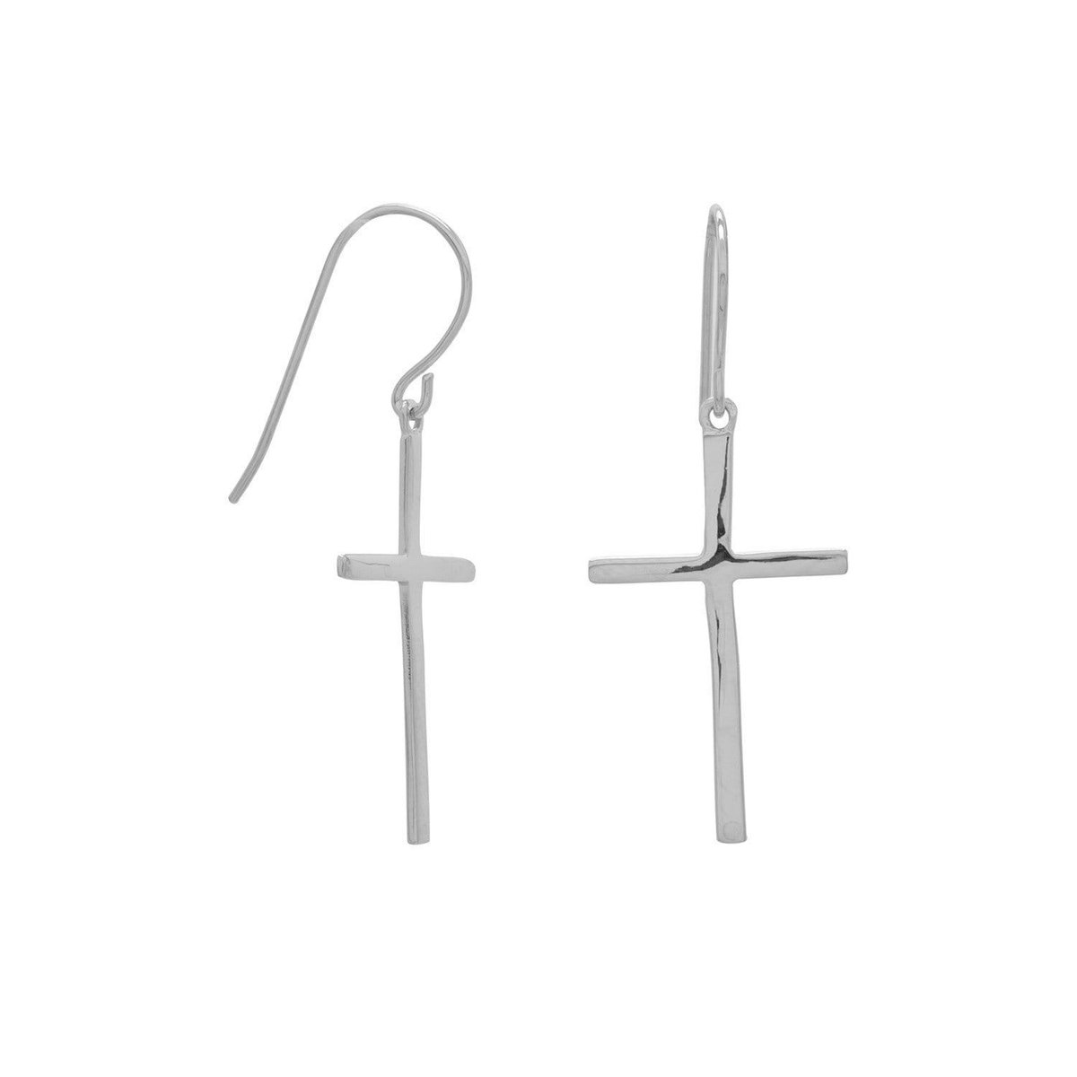 jewelrymandave's tweet photo. Earrings - Genuine Polished 925 Sterling Silver French Wire Earrings with Cross Drop Design - Dangle Style Hanging Cross Drop Earrings https://t.co/1z1QtmxPn1 #Etsy #jewelrymandave #FrenchWire https://t.co/D1QLKnKd6k