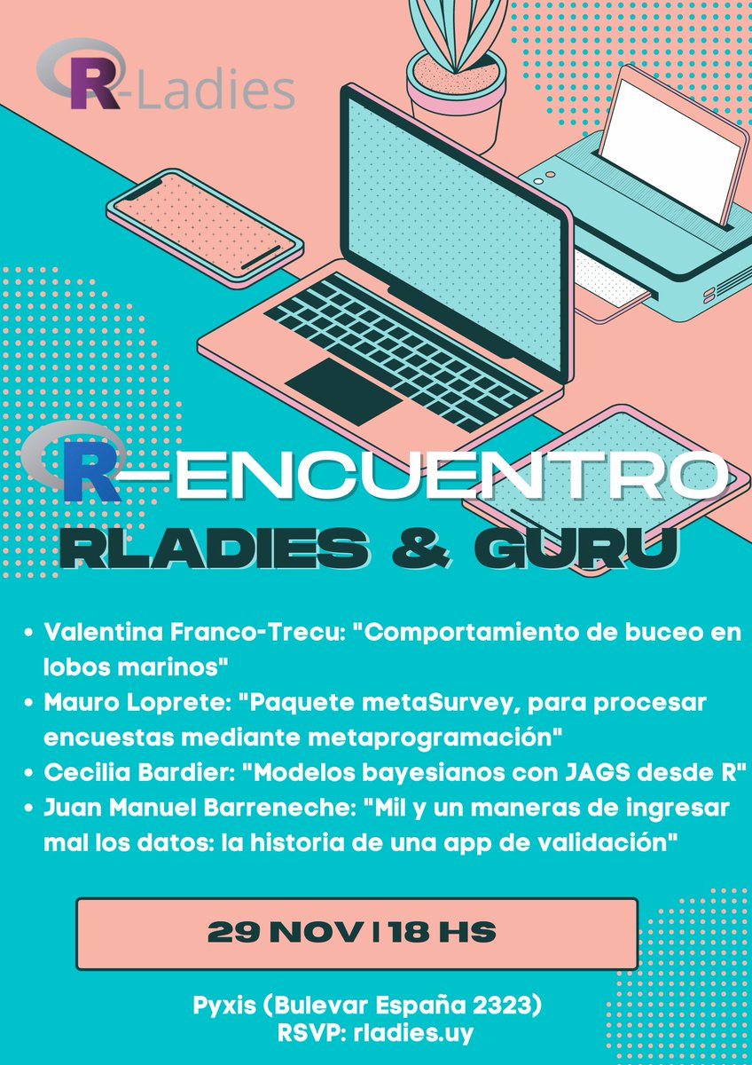 R-Ladies Montevideo tweet media