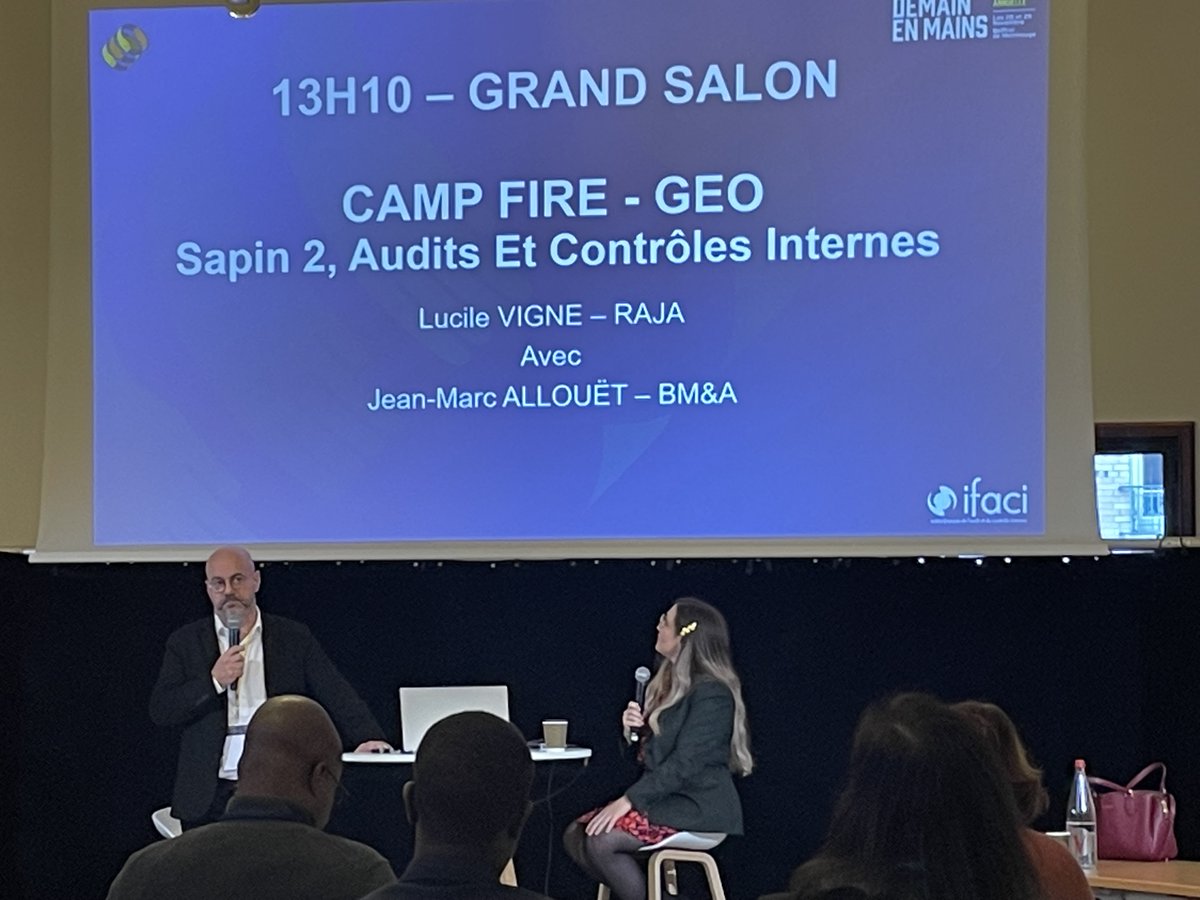 GEObyBMA's tweet photo. //RDV// Clap de fin pour notre Camp fire "Sapin 2, audits et contrôles internes, pourquoi RAJA a été emballé par GEO et ses possibilités d’analyses et d’investigation sur la donnée financière et comptable ?" 🔥
#IFACI #IFACI22 #Sapin2 #anticorruption #comptable #audit #finance https://t.co/8UOgoTzSRG