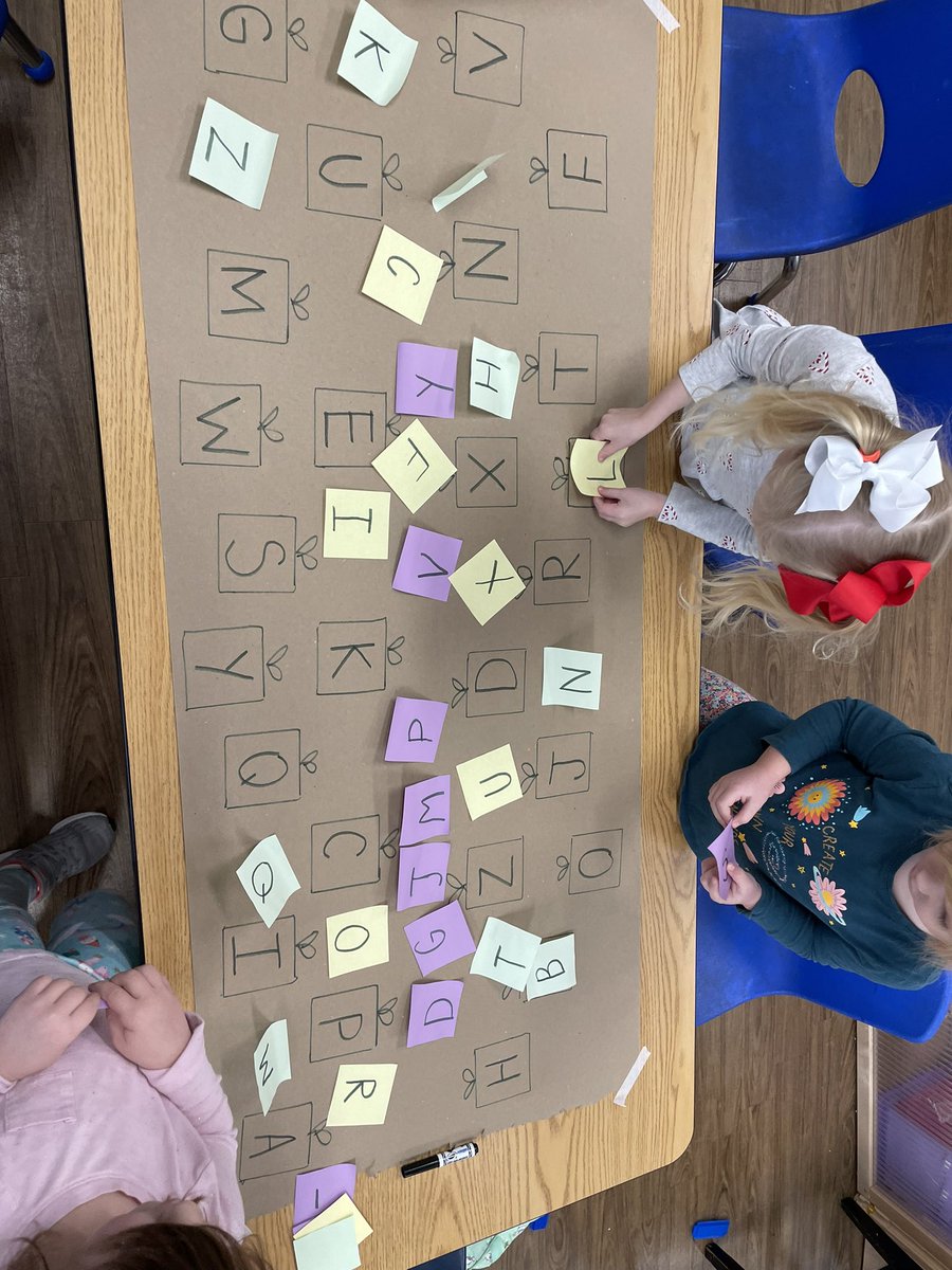 Another fun butcher paper activity- Christmas style! Match the letter to the present 🎁 <a href="/CCLSChargers/">CCLS - St. Louis</a>