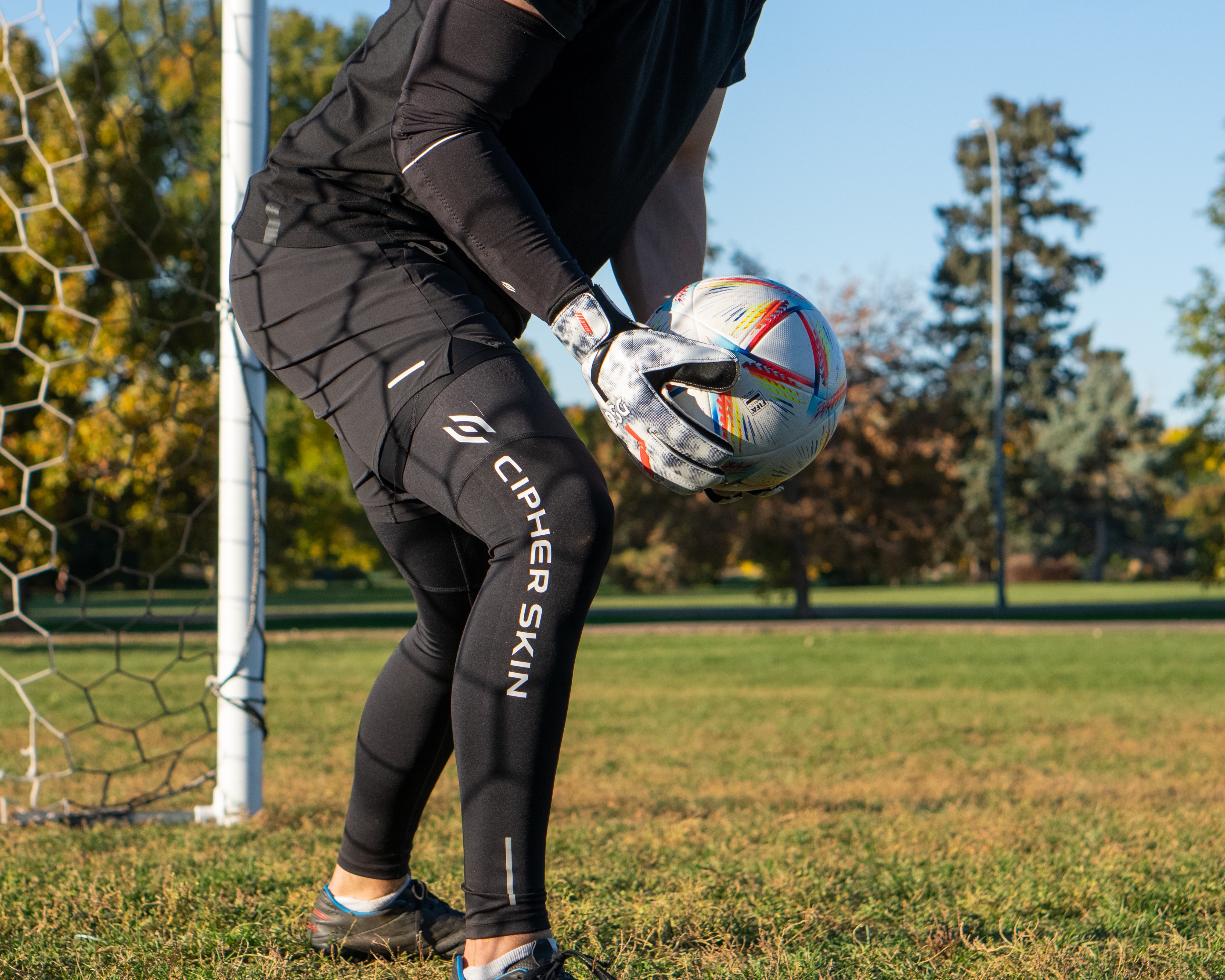 Cipher Skin on X: It's soccer season! Here's a sneak peak of the Cipher  Skin Smart Leggings, featuring the most advanced computerized clothing  technology. We're excited to see this complete lower-body player