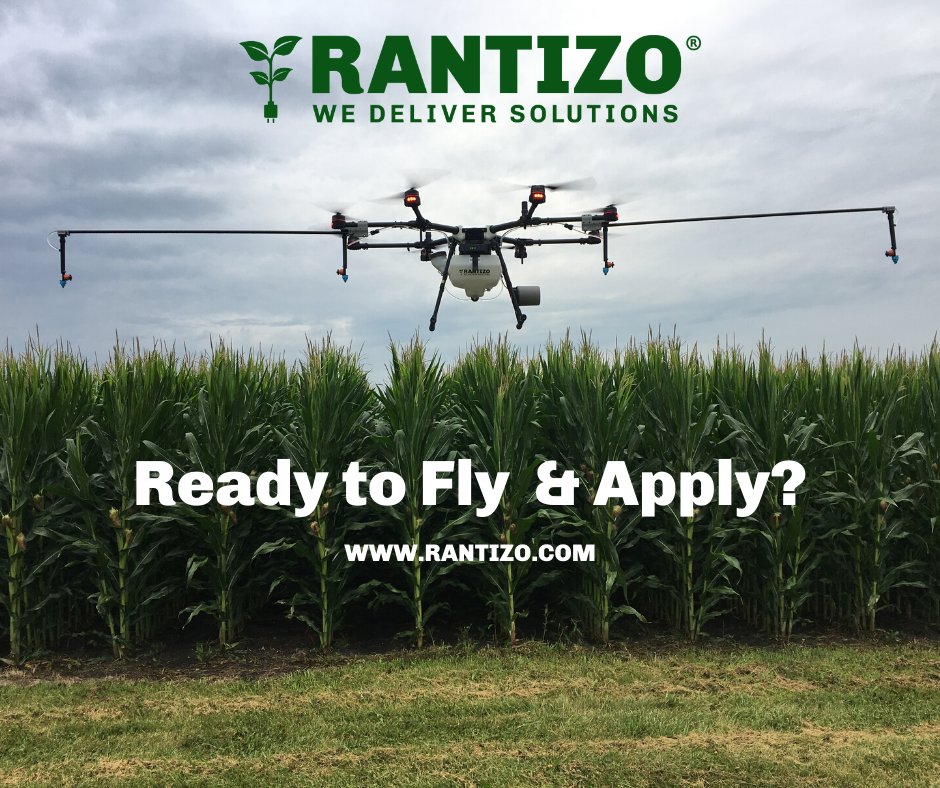 rantizosprays's tweet photo. Ready to start your drone spraying business? Rantizo is your one-stop shop. From cutting-edge technology to training and licensing assistance, our team makes sure contractors are ready to #FlyAndApply. https://t.co/iCoCnniIGi