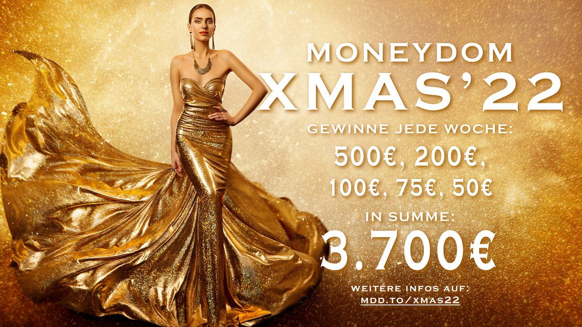 🍾🎄🎁
Am 1.12 starten unsere Xmas Challenges mit Gewinnen in Gesamthöhe von 4.850€

Mehr auf: mdd.to/xmas

Wir wünschen Euch viel Spaß und Erfolg bei unserer diesjährigen Challenge ❤️.

#moneydom #melkline #findom #fetishchallenge

<a href="/mikegk/">MoneyDom</a> <a href="/MelklineWeb/">melkline</a>