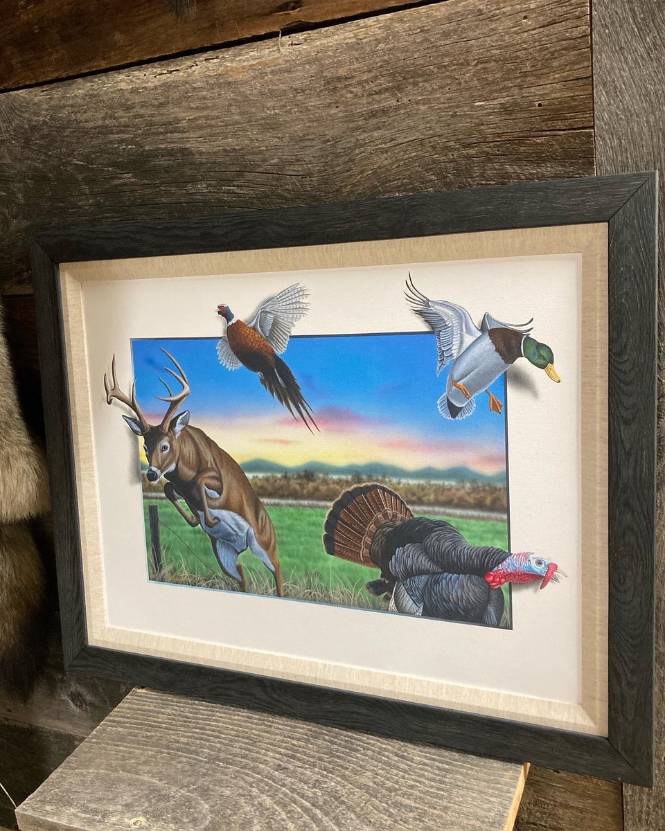 Some canvas prints back from the frame shop #hunting #christmasgifts #deerhunting