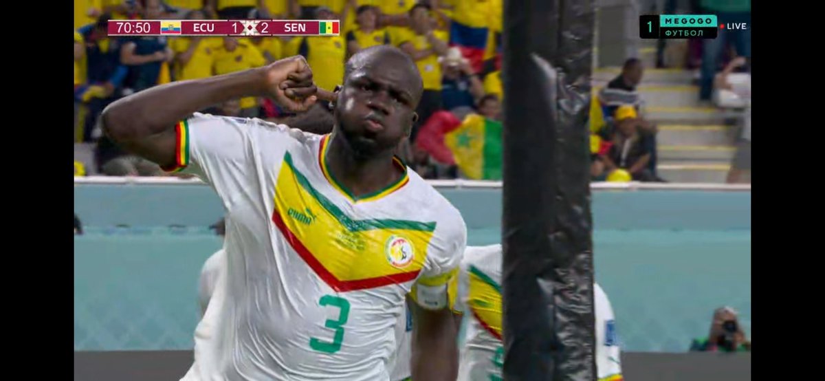 Amazing_Johnny_'s tweet photo. Fantastic victory of the African boys 🇸🇳🔥! Senegal wanted to win more than Ecuador. Greetings from Ukraine 🇺🇦! #ECU #SEN #Qatar2022 https://t.co/JfcD48BSsa