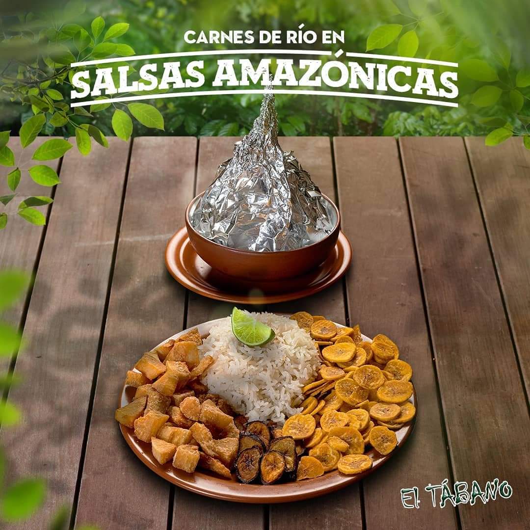 EltabanoPub's tweet photo. En #ElTábano🌴 tenemos un selecto grupo de CARNES DE RÍO producidas bajo normas Nacionales de Sustentabilidad y tratadas con técnicas artesanales.
Degustalas en CHICHARRÓN o en SALSAS AMAZÓNICAS.
#AmazonianFood
Menú, pedidos y reservas al link 👉🏽 https://t.co/rE2Ug3h0ES https://t.co/uOSZF9oV7f